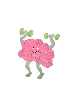 Brain Lifts Weights for Exercise and Health Improvement