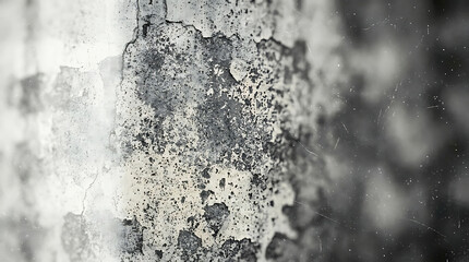 Obraz premium Grunge Metal Wall Texture Background with Frosted Blue Paint Weathered Surface Aged Industrial Pattern and Cold Frozen Distressed Design