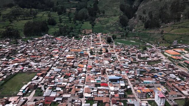 AEREAL VIEW OF HUARAZ PERU