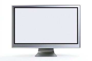 Fototapeta premium The Sleek Computer Monitor A Clean White Studio Display For Professional Use