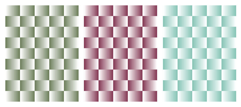 Colorful gradient background. Abstract checkered pattern. Modern design element