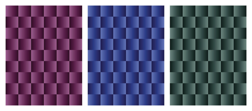 Abstract background with purple, blue and green squares. Colorful geometric pattern. Modern design element.