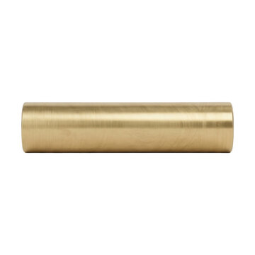 Gold-colored cylindrical metal rod with smooth polished finish.