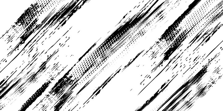 Tire tread marks, wheel textures, tire marks - car racing, motocross, drift, rally, off-road and others. Vector black isolated texture in grunge modern background