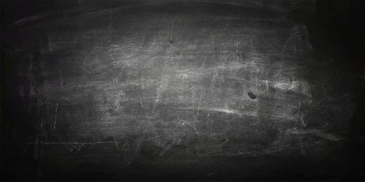 Dark blank school chalkboard background with dusty texture chalkboard blackboard background education backdrop abstract classroom learning darkness
