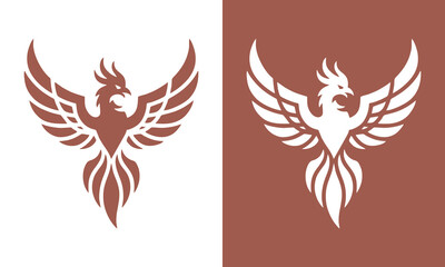 Fototapeta premium Powerful Phoenix Bird Rising ...
