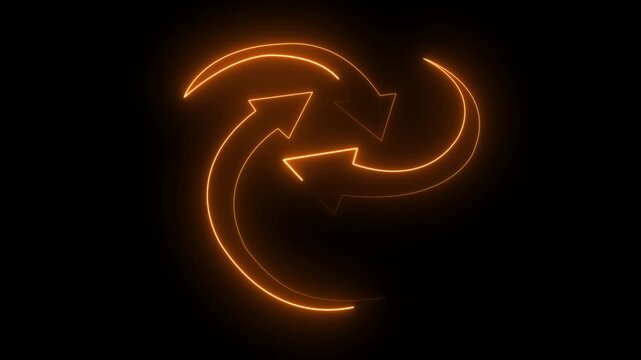 logistica,mondo,pianeta, business trasporti. 3 arrow circle animation. HD video animation..