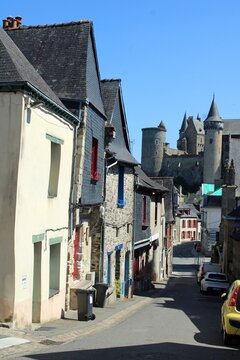 Rue du Rachapt, Vitr&eacute;, vers le ch&acirc;teau.