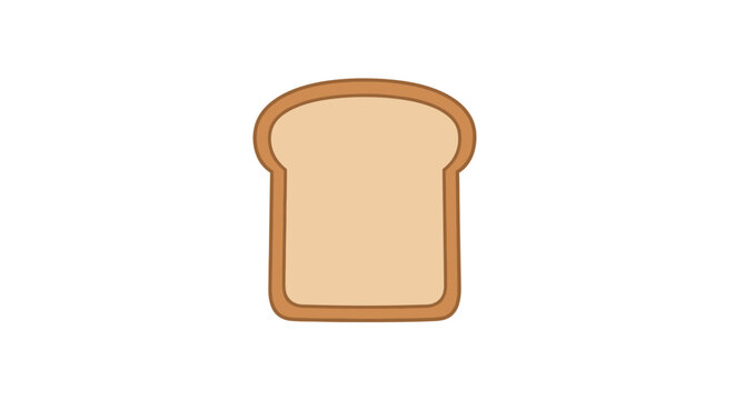 A single slice of toasted bread.