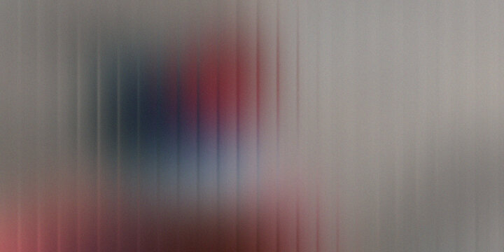 Vertical stripes pattern with blurred colorful light and glass texture.