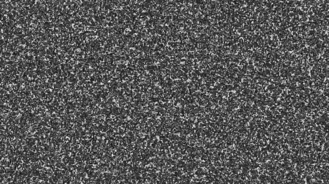 Static TV noise. Seamless loop abstract background 4k 