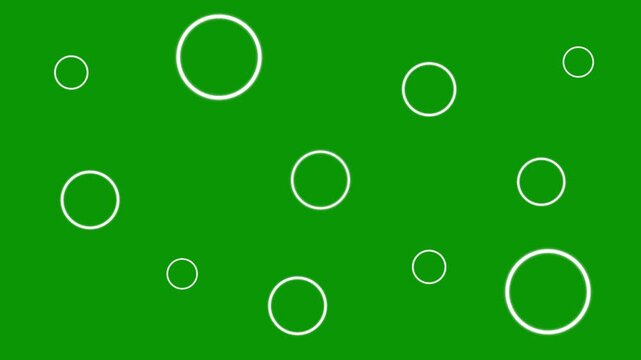 Glowing neon circle blast animation with fast moving line sparks on green screen backdrop high quality motion graphics asset for streaming overlays and gaming channel intros 4k.
