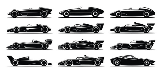 race car open wheel classic and concept silhouettes © AIcon Star