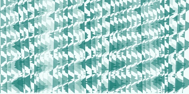 Abstract geometric pattern with teal triangles, sharp edges, layered effect, modern graphic background texture
