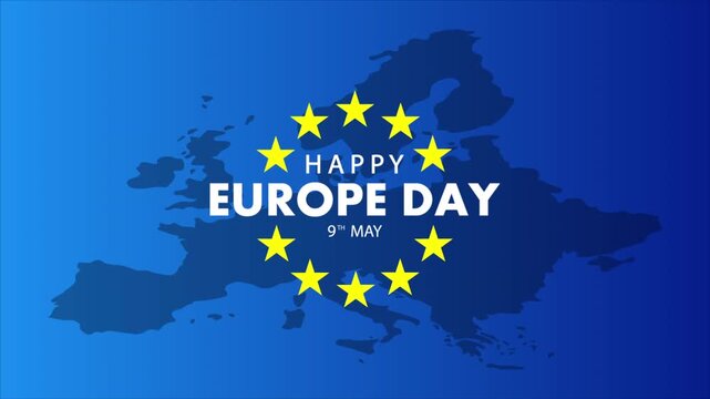 europe day map banner