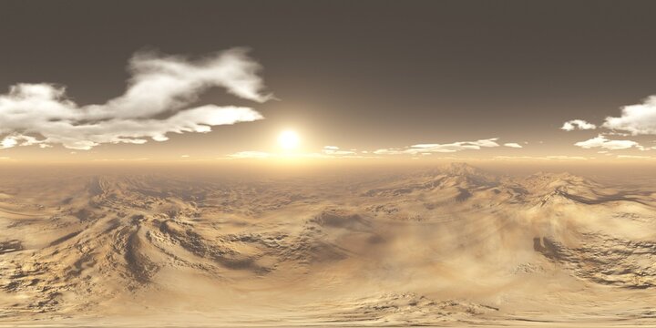 HDRI Map,  environment map, Round panorama, spherical panorama, equidistant projection, panoramic, 3D rendering, land under heaven