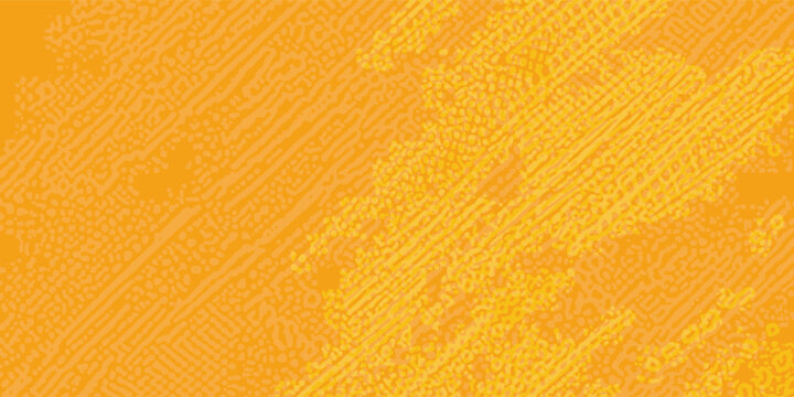 Vector turing pattern background in yellow and orange tones. trendy background