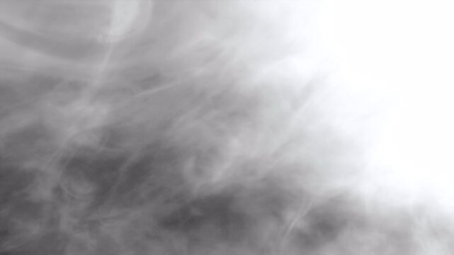 Dense grey smoke swirling in a dark abstract background.