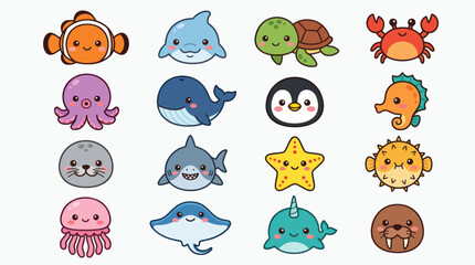 Cute marine life collection © Verilux