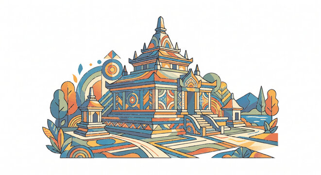 Cangkuang Temple, Candi Cangkuang, Garut, West Java, Sunda, Sundanese, Indonesia, temple, candi, shrine, ancient, heritage, culture, tradition, Hindu, history, architecture, landmark, monument, local,