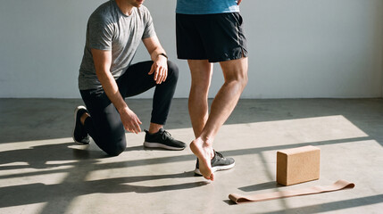 Obraz premium Single-Leg Heel Raise Assessment for Achilles Function in Active Adults