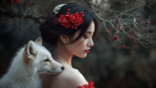 白狐 Images – Browse 527 Stock Photos, Vectors, and Video | Adobe