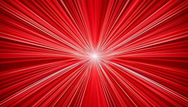 Bright Red Star Burst Background