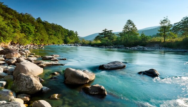 River And Rocks