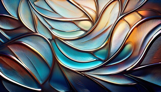 Patterned Glass Texture Background Light Reflection Displacement Texture With Fluted D Glass Effect