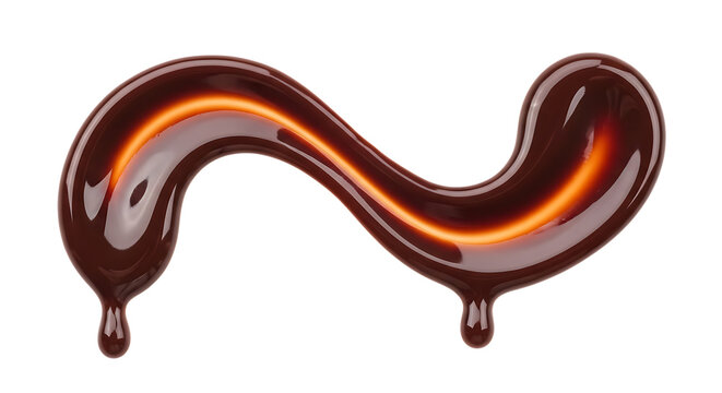Wavy metallic object with glowing orange interior a three dimensional rendering on black background curve sinuous bend loop chrome