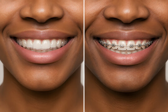 Clear Aligners vs Traditional Metal Braces - Orthodontics