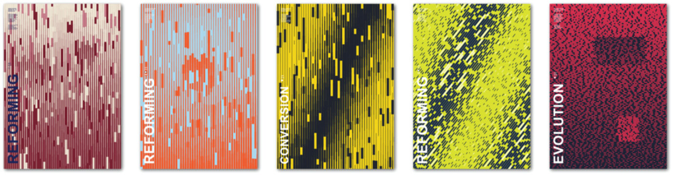 Geometric Gradient Backgrounds, Colorful Pixel Patterns, Abstract Textures, Vector Designs