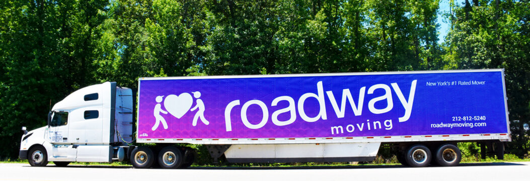 Roadway Moving Company Truck, North Carolina, USA