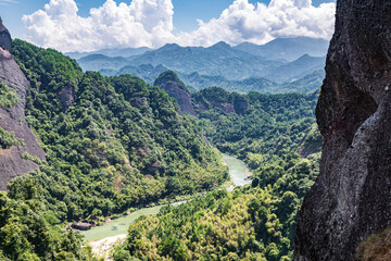 Obraz premium Tianmen Scenic Area, Zijiang County, Guilin, Guangxi