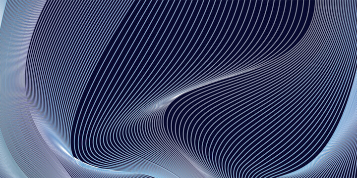 Premium background design with diagonal dark blue line pattern. Vector horizontal template for digital lux business banner, contemporary formal invitation, luxury voucher, prestigious gift certificate