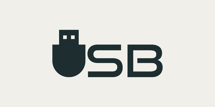 usb logo design wordmark, typography font text logo design inspiration