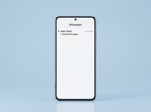 Smartphone with Message Notification