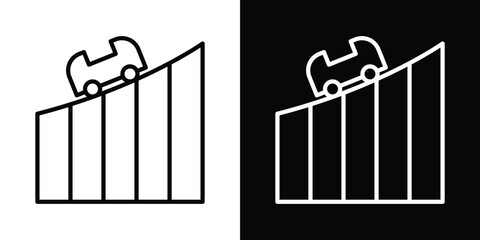 Roller coaster icon © No
