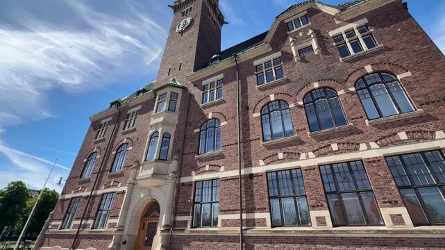 World Maritime University building in Malmo city, Sweden