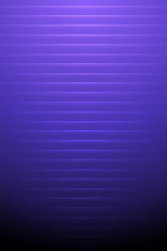 Minimalist violet gradient background with horizontal shutter stripes pattern, elegant poster design for product presentation.