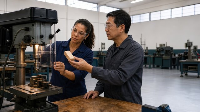 Second Chance Hiring Drill Press Guard Clearance Training
