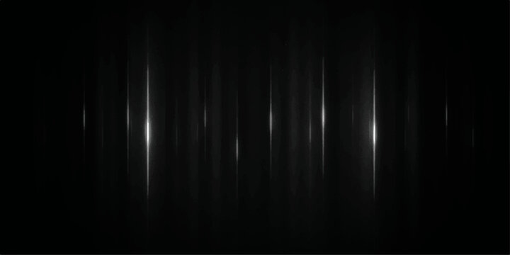 Glowing Abstract Indigo Light Beams on Black Background