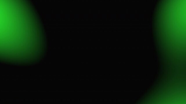 Radiant abstract light beams exhibiting slow gliding behavior over a warm yellowish green and chartreuse ambient environment light leaks overlay 4K UHD