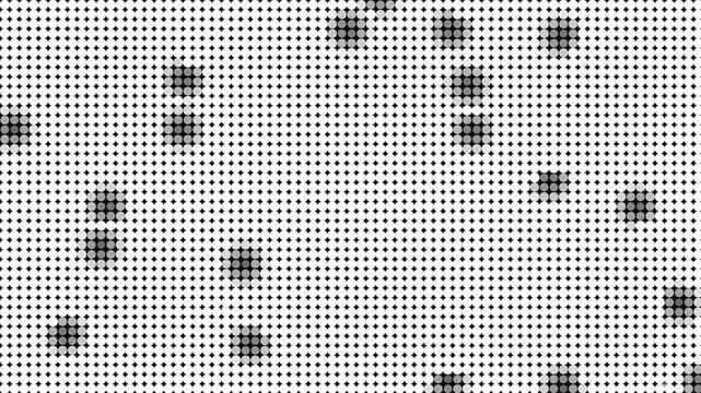 Abstract digital pattern with a subtle array of contrasting dots creating a modern, pixelated texture, ideal for conceptual technology backgrounds and graphic design projects