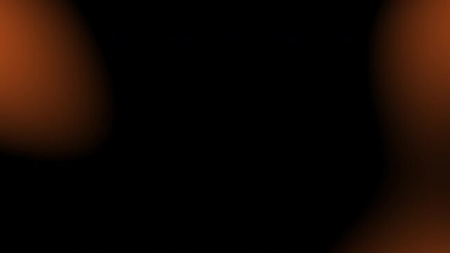 Glowing cinematic refraction elements demonstrating slow expanding behavior across a warm burnt orange and copper ambient background light leaks overlay 4K UHD