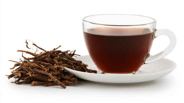 transparency in dandelion root tea dark earthy brew