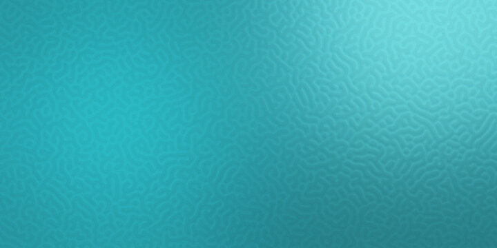 Abstract cyan turquoise pattern with organic turing reaction shapes.