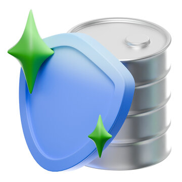 Resource Protection and ESG Security 3D Icon