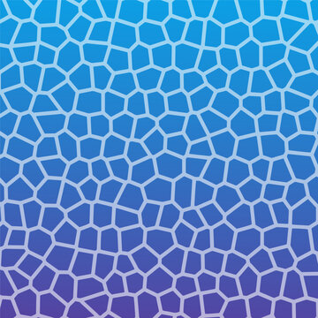 Abstract geometric pattern with blue gradient and irregular polygon shapes