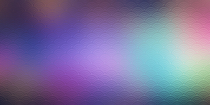 Abstract background featuring soft waves pattern in vibrant blue purple.